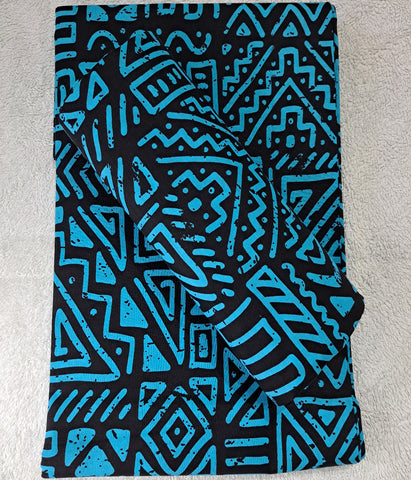 TR114 Vibrant African Ankara Print Fabric – 100% Cotton (6 Yards)