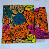 TR113 Vibrant African Ankara Print Fabric – 100% Cotton (6 Yards)
